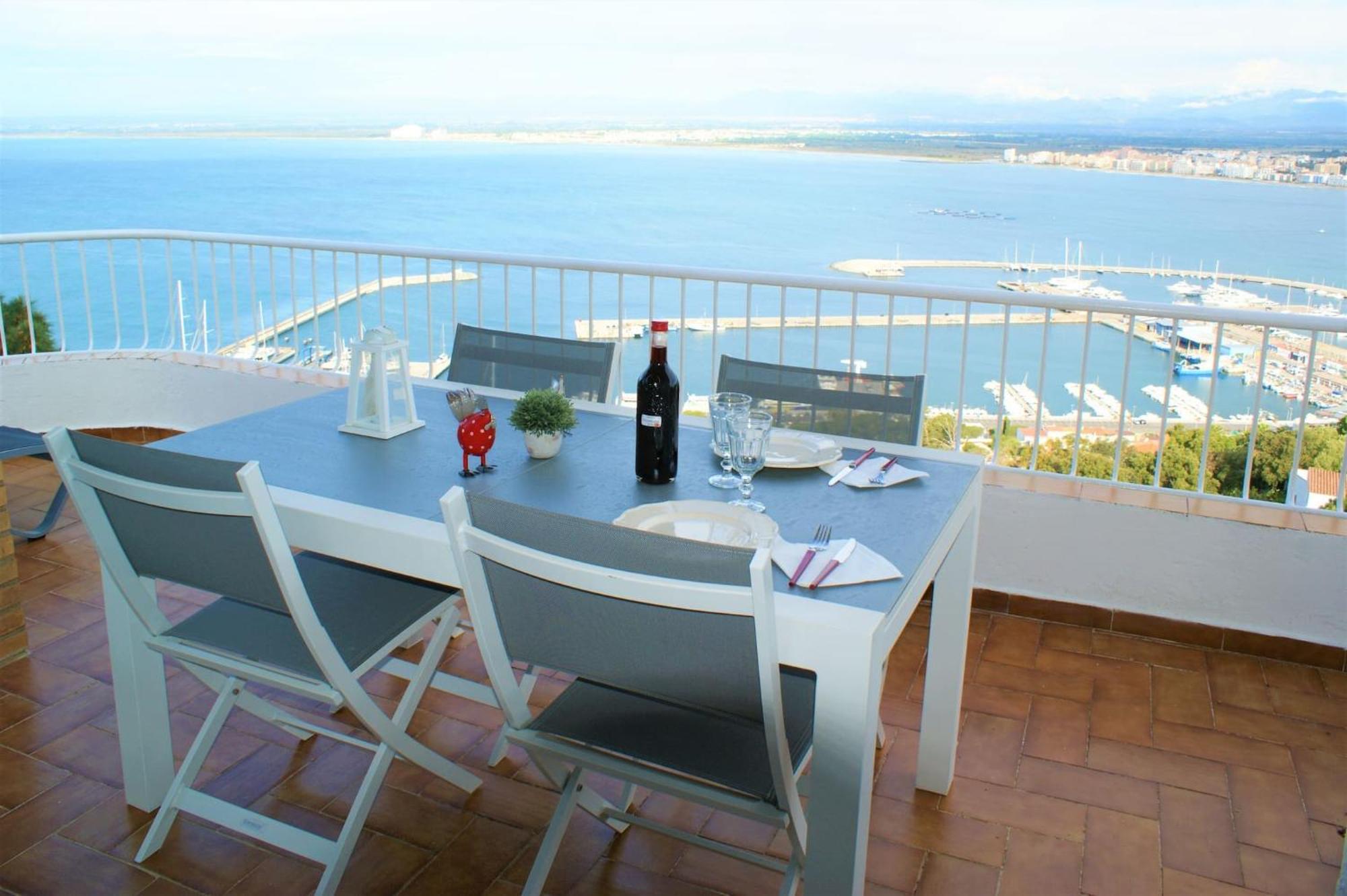 Precioso Piso Con Vistas Espectaculares Del Mar Av-50 Apartment Roses Luaran gambar